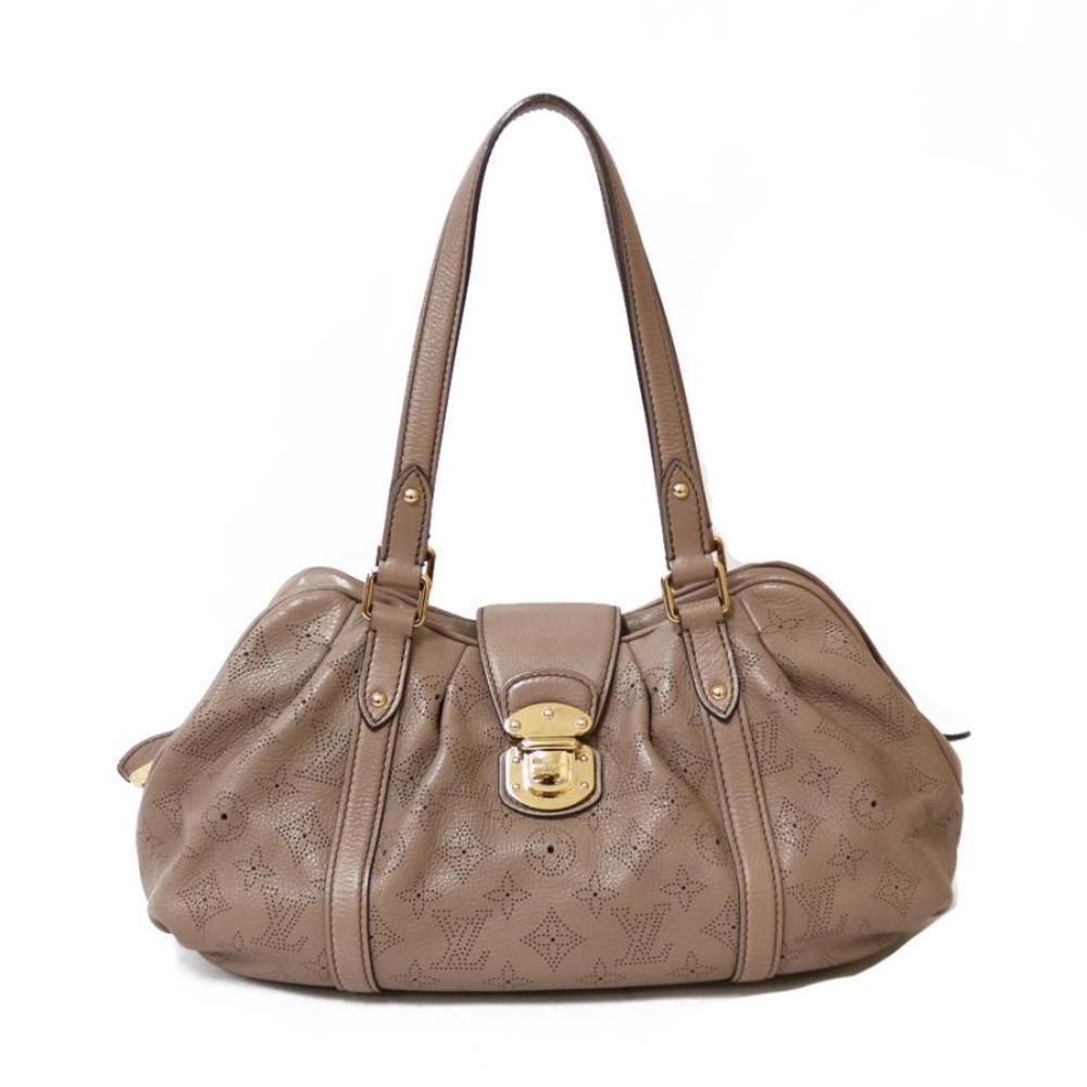 Louis Vuitton Shoulder Bag Mahina Lunar PM Monogram Mahina Beige